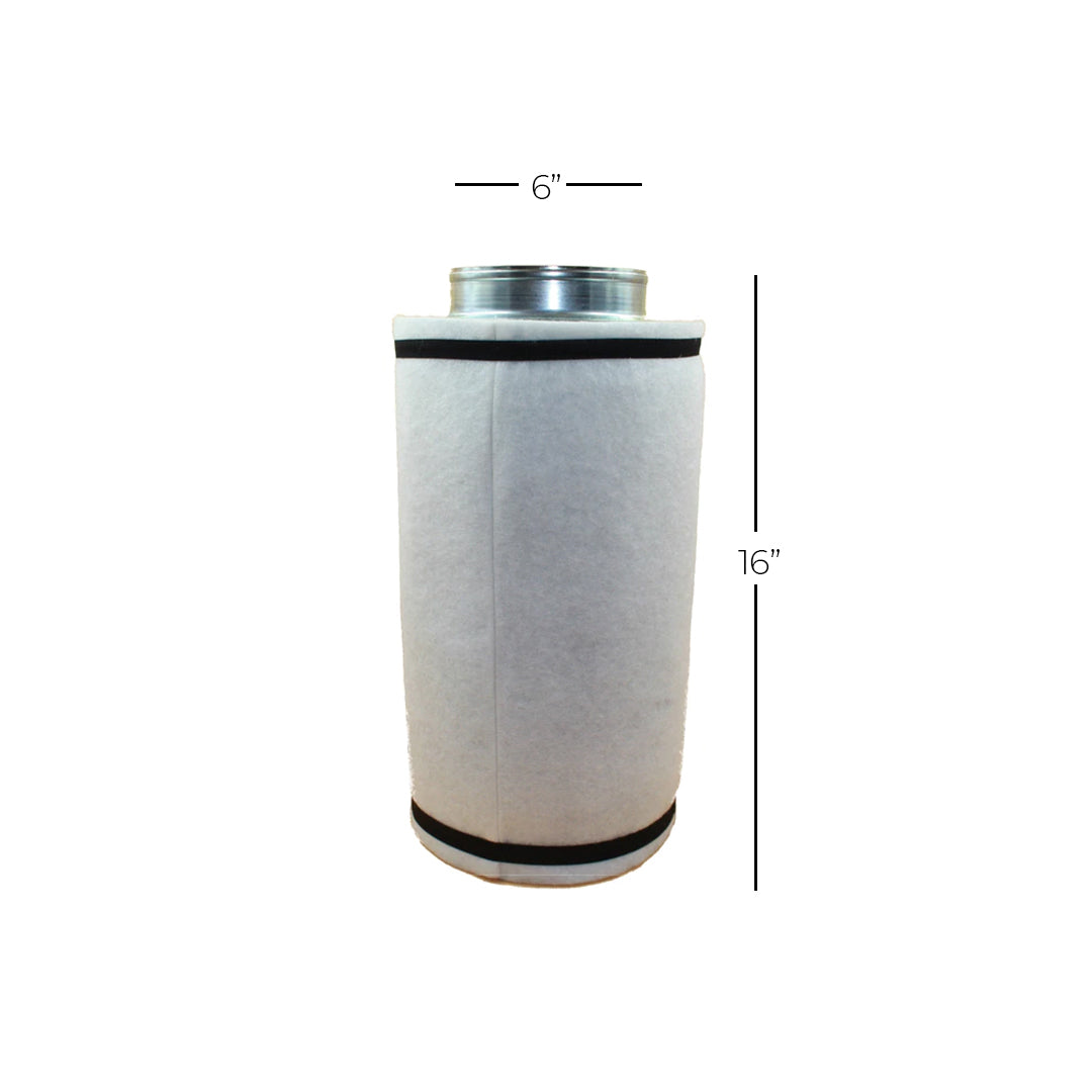 Filtros de Carbono de 6" (15.24cm) para sistemas de ventilación
