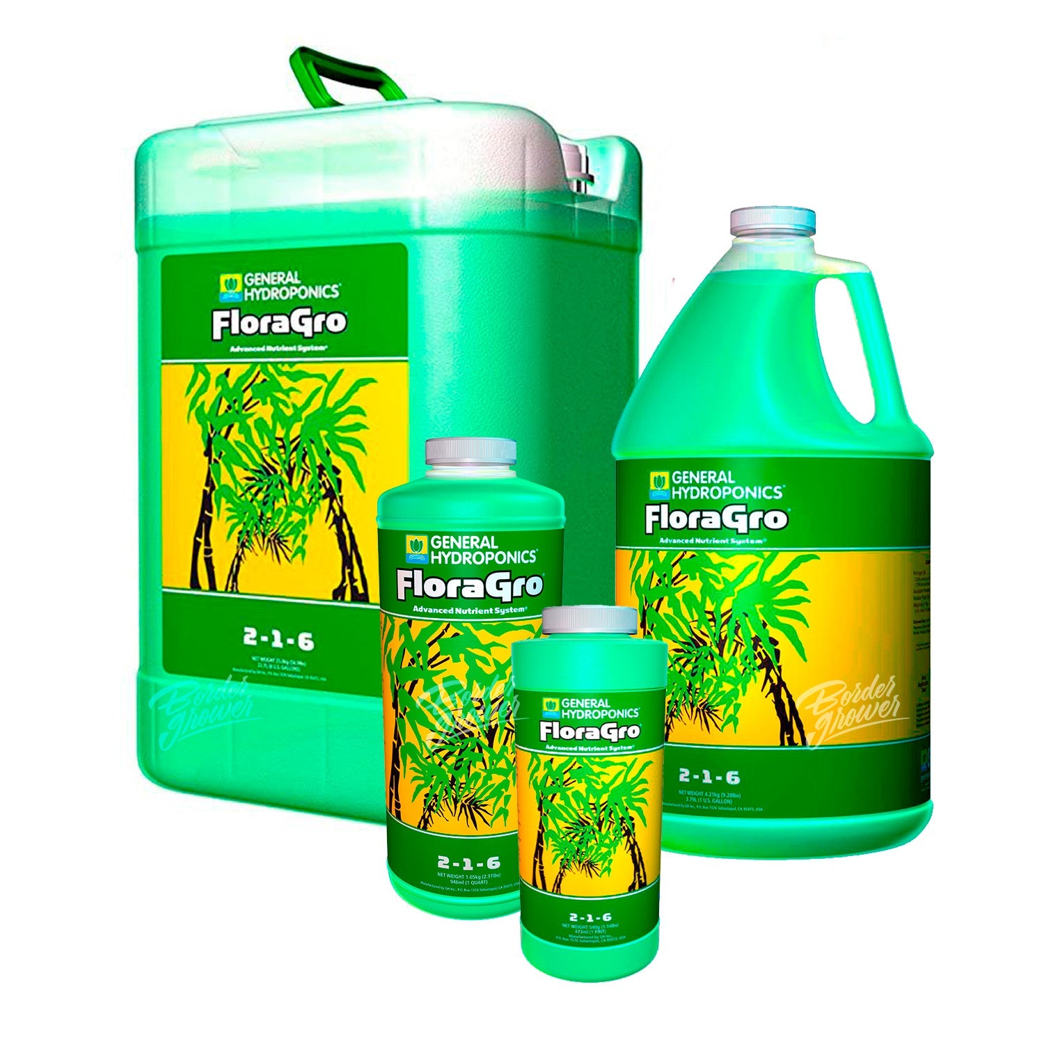 Flora Series FloraGro | General Hydroponics - Base Vegetación – Border ...