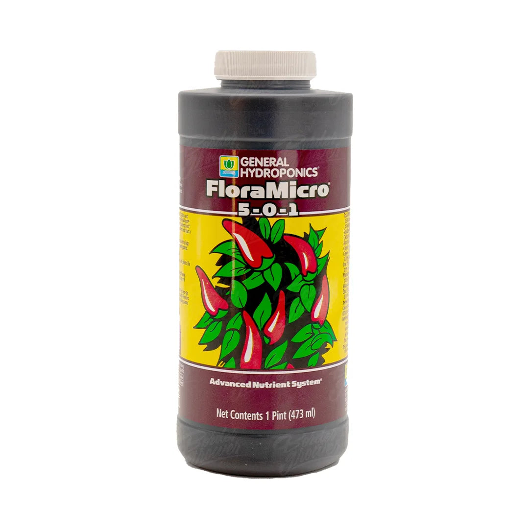 SERIE FLORA MICRO | General Hydroponics - Multi Etapa Mejora Crecimiento Y Desarrollo De Raíz