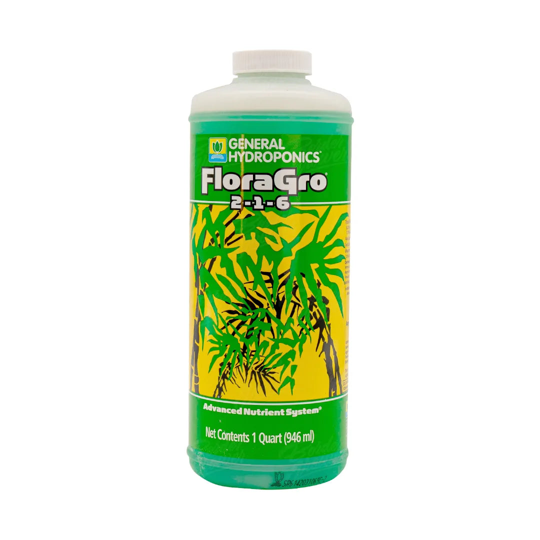 Flora Series FloraGro | General Hydroponics - Fertilizante Base Para Etapa De Vegetación