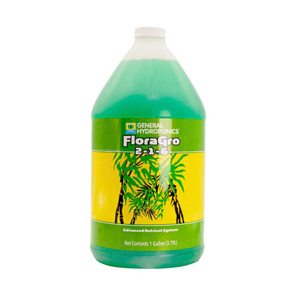 Flora Series FloraGro | General Hydroponics - Fertilizante Base Para Etapa De Vegetación