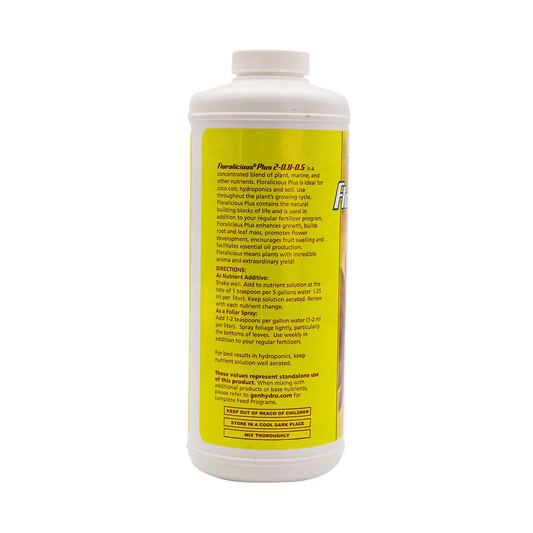 FLORALICIOUS PLUS | General Hydroponics - Para Flores Mas Grandes, Aromáticas Y Abundantes