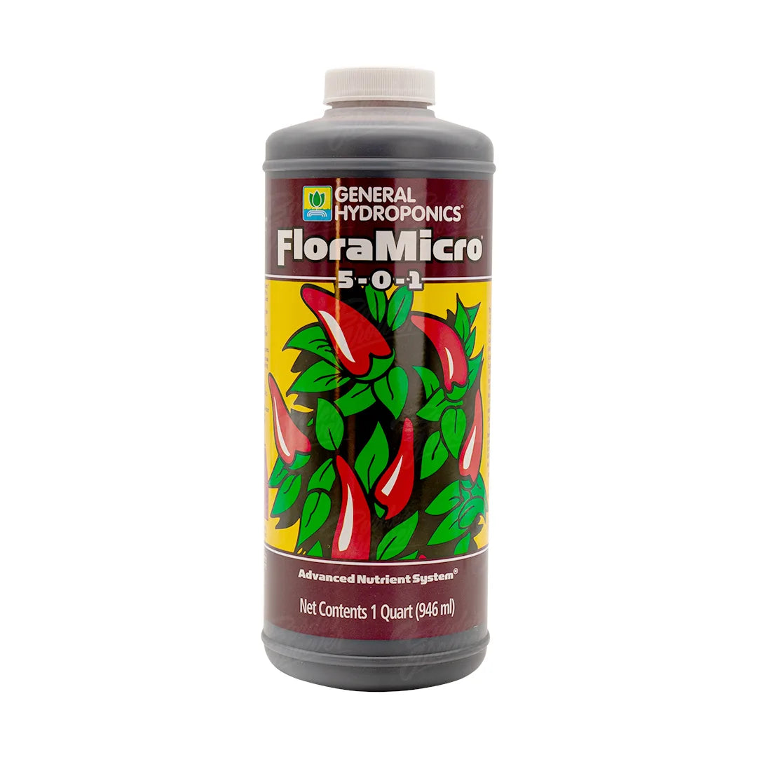 SERIE FLORA MICRO | General Hydroponics - Multi Etapa Mejora Crecimiento Y Desarrollo De Raíz