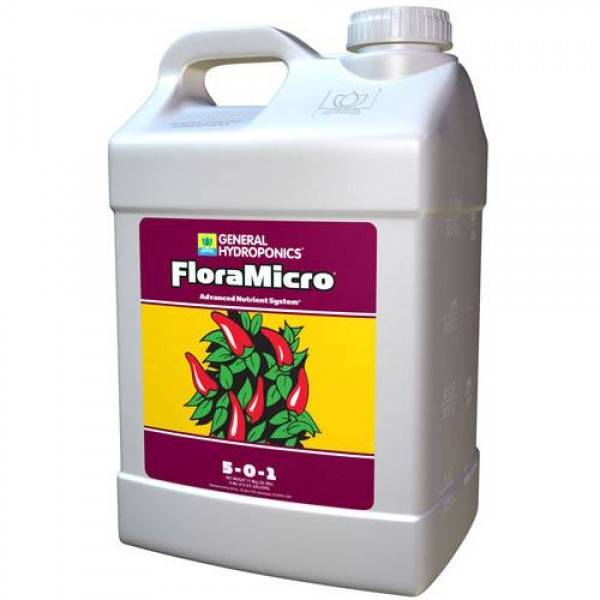 SERIE FLORA MICRO | General Hydroponics - Multi Etapa Mejora Crecimiento Y Desarrollo De Raíz