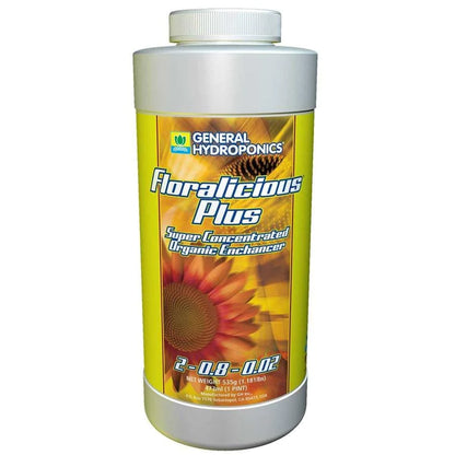FLORALICIOUS PLUS | General Hydroponics - Para Flores Mas Grandes, Aromáticas Y Abundantes