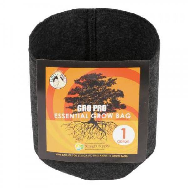 GRO PRO FABRIC POT 1 GALON Maceta geotextil para mejorar la oxigenación de la raíz