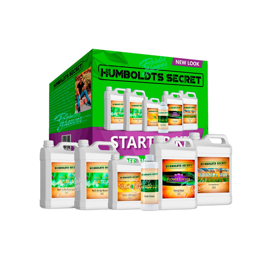 HUMBOLDTS SECRET STARTER KIT Nutrición Completa  Auto Cultivo. Nutriente Base, Suplemento y Aditivo