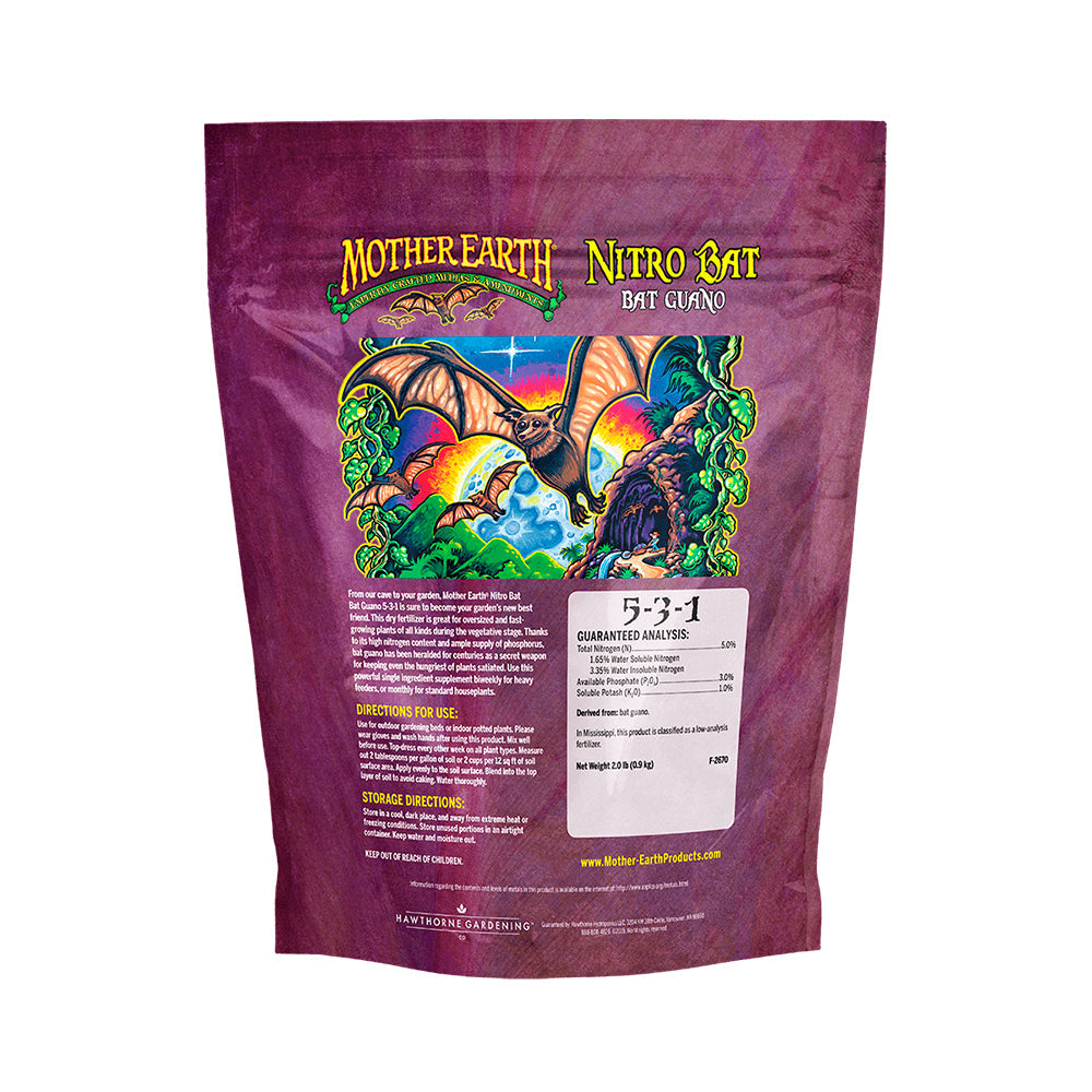 Nitro Bat Guano | Mother Earth - Fertilizante De Guano De Murciélago Para Vegetación