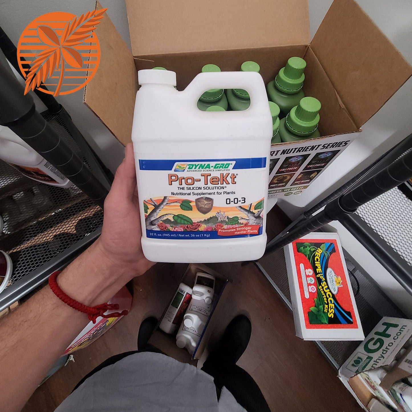 PRO-TEKT 0-0-3 960 ML Silicio de rápida absorción, más fuerza y resistencia para tus plantas