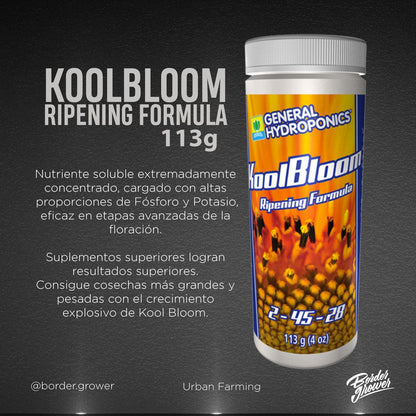 DRY KOOLBLOOM | General Hydroponics - Maximizador De Crecimiento Y Engordador De Flores