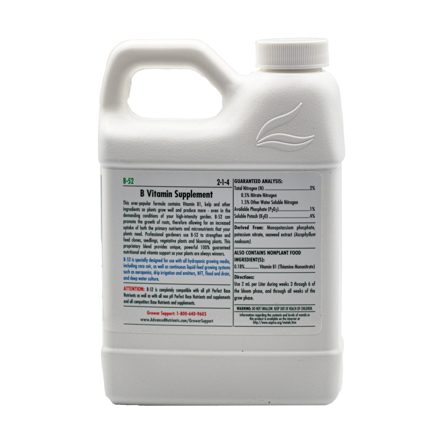 B-52 | Advanced Nutrients - Complejo Vitamínico Optimizador de Crecimiento Para Plantas