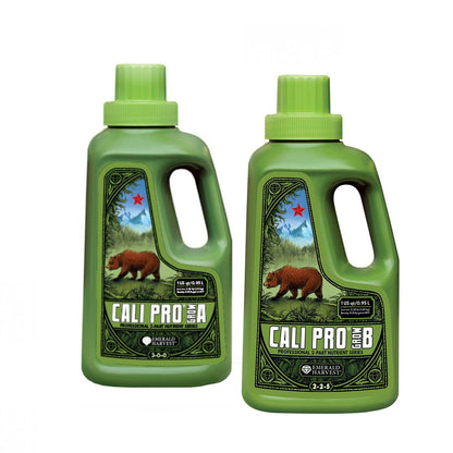 CALI PRO GROW+BLOOM A + B Dúo De Nutrientes Base Para Floración Y Vegetación Maximiza El Desempeño De Tus Cultivos