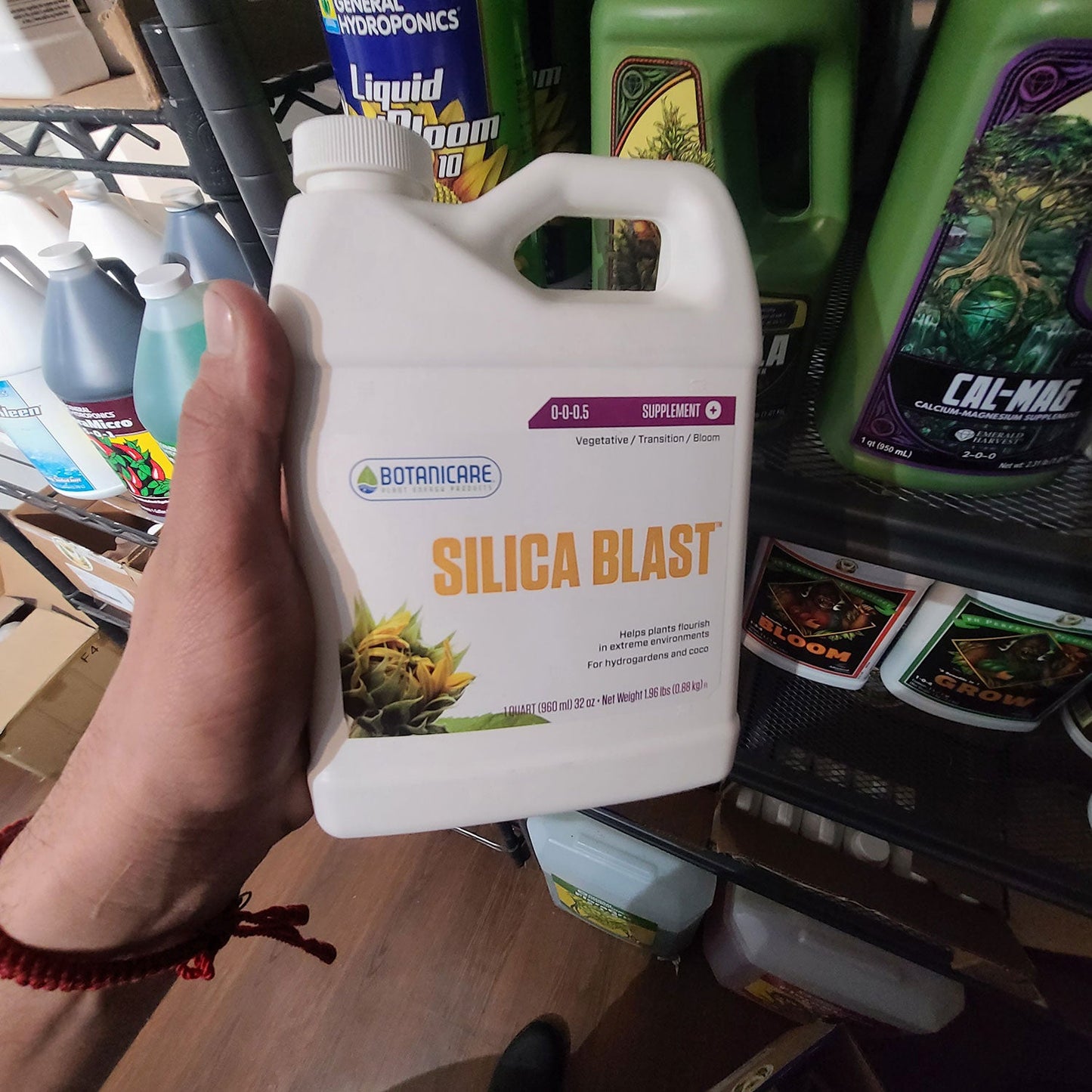 SILICA BLAST | Botanicare - Silicato Multi Etapa Aumenta La Fuerza Y Resistencia A Deficiencias De Tu Cutlivo
