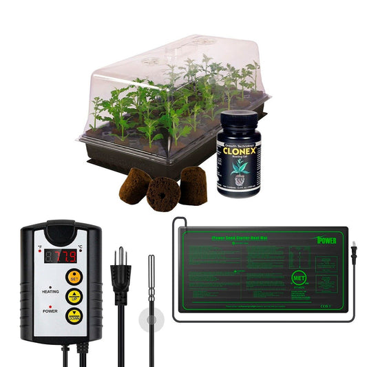 COMBO PRO PARA CLONACION/PROPAGACION Kit De Accesorios Para Clonar Esquejes, Germinar Y Propagar Raíces