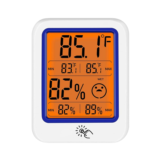 TERMOHIGRÓMETRO DIGITAL CON LUZ Medidor de Humedad Y Temperatura Mayor Control De Las Condiciones Ambientales De Tu Cultivo