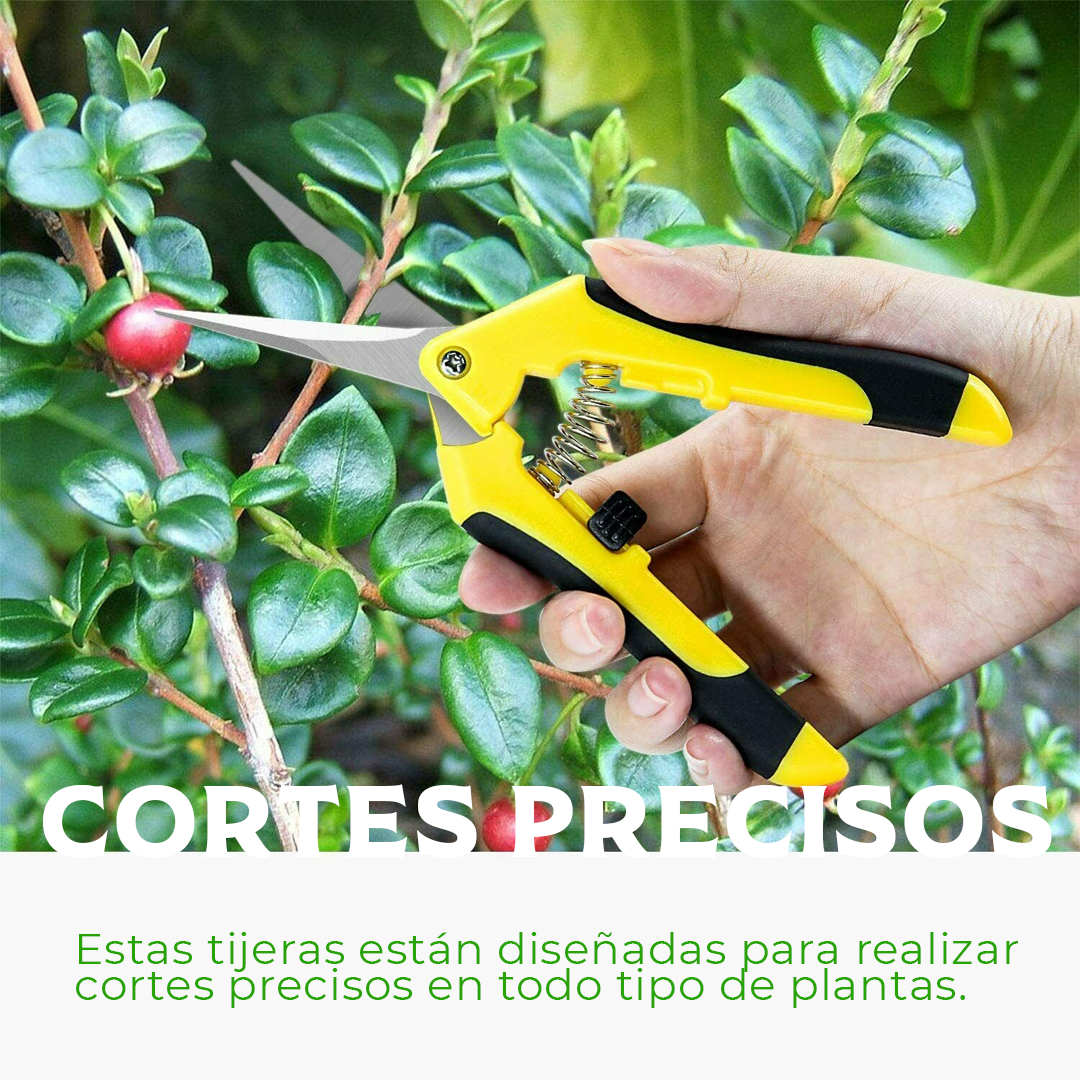 PRECISION PRUNER Tijeras para trimming de acero inoxidable con funda