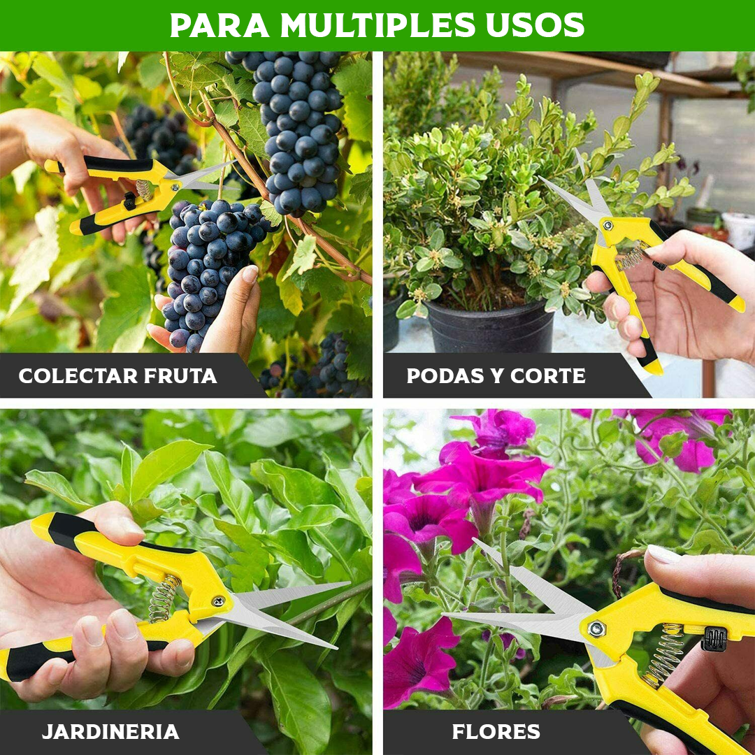 PRECISION PRUNER Tijeras para trimming de acero inoxidable con funda