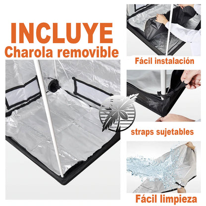 ARMARIO DE CULTIVO iPower De 83cmx83cmx160cm El Tamaño Perfecto Para Cultivos De Interior Discretos
