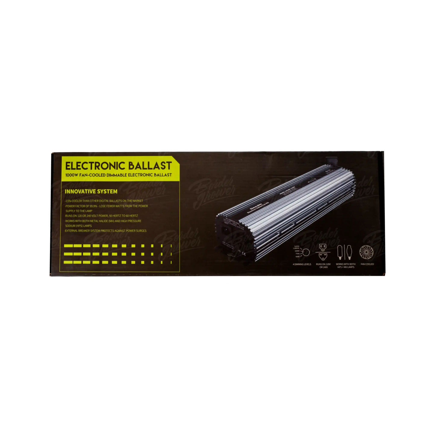 BALASTRA DIGITAL iPower De 1000W Con Regulador Para Alta Presión De Sodio(HPS) Y Haluro Metálico(HM)