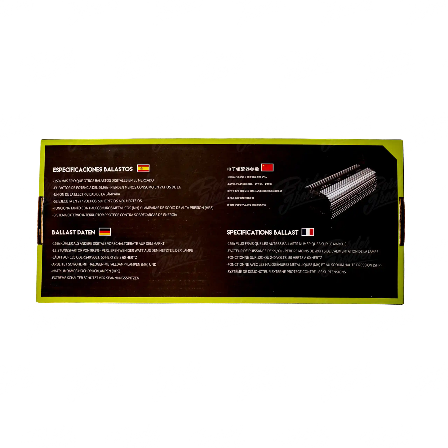 BALASTRA DIGITAL iPower De 400W Con Regulador Para Alta Presión De Sodio(HPS) Y Haluro Metálico(HM)