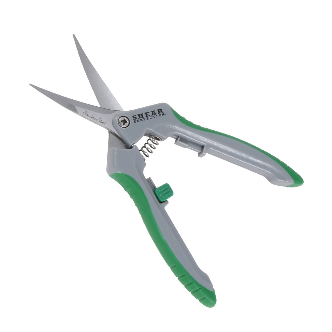 SHEAR PERFECTION PLATINUM Tijeras de hoja curva para trimming de acero inoxidable