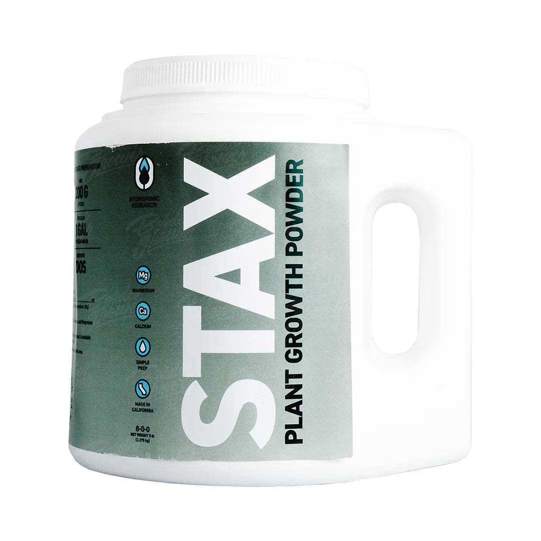 STAX Suplemento Para Vegetación Promueve El Crecimiento De Hojas Y Tallos Fuertes Y Sanos