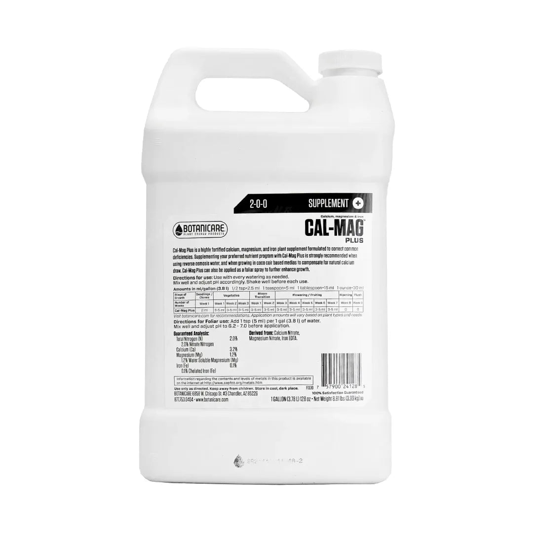 CAL-MAG PLUS Aditivo Multi Etapa Crecimiento Saludable, Vigoroso Y Libre De Deficiencias