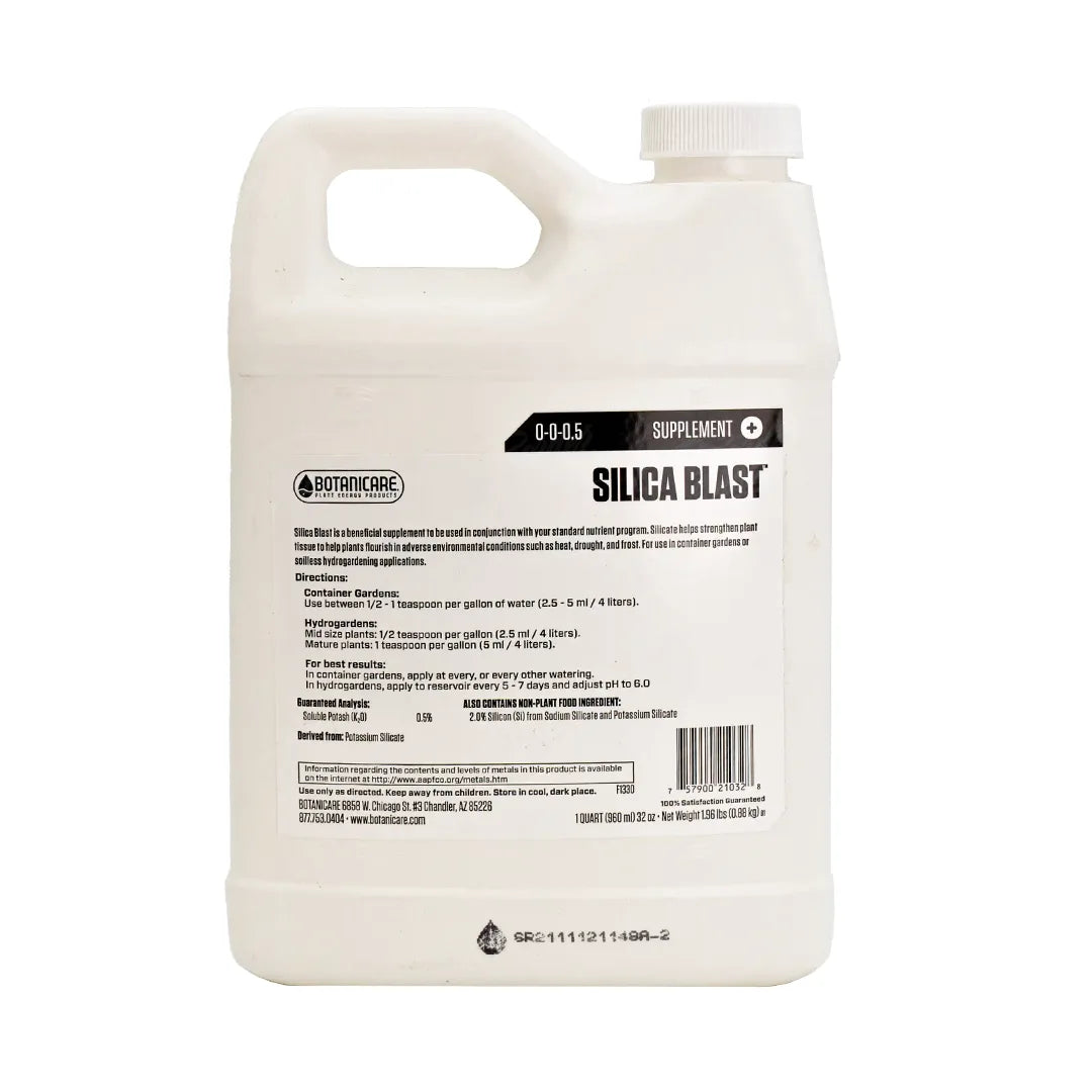 SILICA BLAST | Botanicare - Silicato Multi Etapa Aumenta La Fuerza Y Resistencia A Deficiencias De Tu Cutlivo