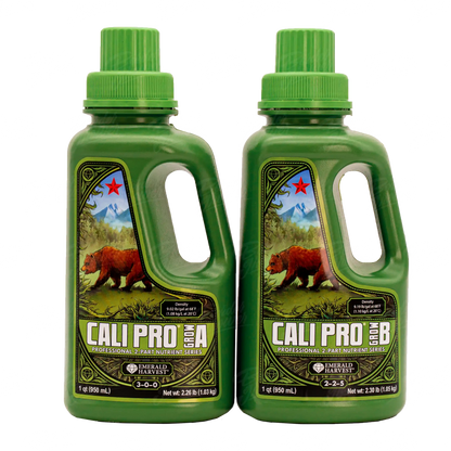 CALI PRO GROW A + B Dúo De Nutrientes Base Para Vegetación Maximiza Tu Producción De Hojas Y Tallos