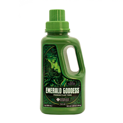 EMERALD GODDESS Suplemento Tónico Premium Para Aumentar El Crecimiento E Ingesta Nutrimental De Tu Cultivo