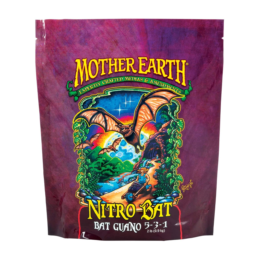 NITRO BAT GUANO Poderoso fertilizante para vegetación 100% guano de murciélago