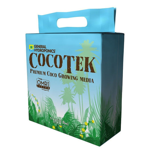 COCOTEK 5KG | General Hydroponics - Fibra De Coco Premium Ideal Para Cultivos Hidroponicos