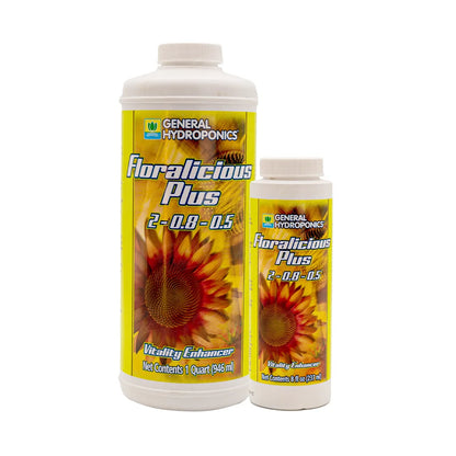 FLORALICIOUS PLUS | General Hydroponics - Para Flores Mas Grandes, Aromáticas Y Abundantes