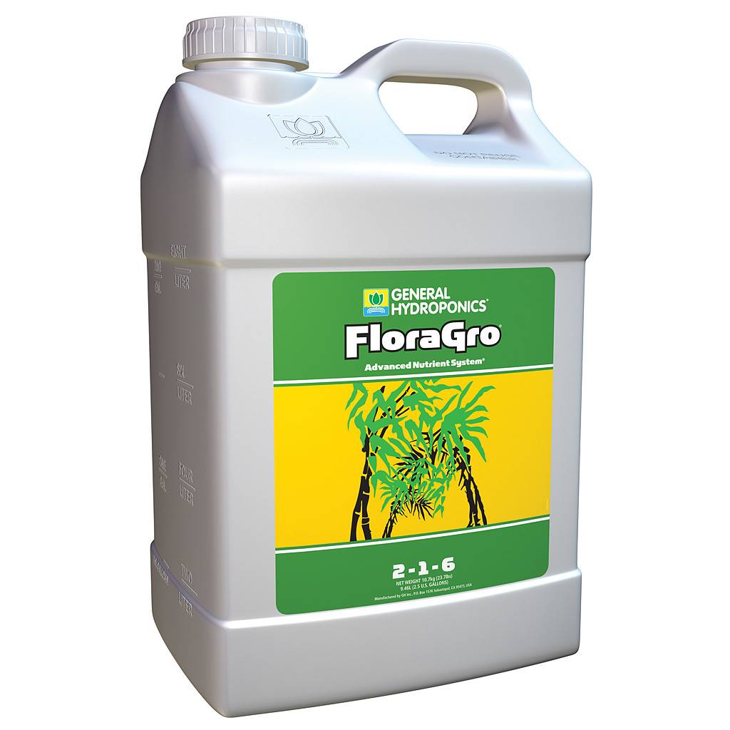 Flora Series FloraGro | General Hydroponics - Fertilizante Base Para Etapa De Vegetación