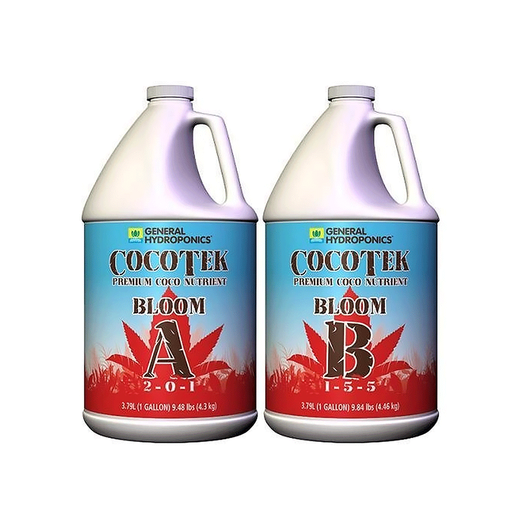 COCOTEK BLOOM A+B | General Hydroponics - Para Floración, Especial Para Plantas Cultivadas En Fibra De Coco