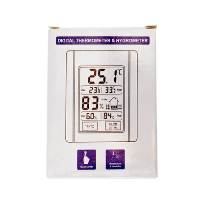 TERMOHIGRÓMETRO DIGITAL iPower Medidor de Humedad Y Temperatura Mayor Control De Las Condiciones Ambientales De Tu Cultivo