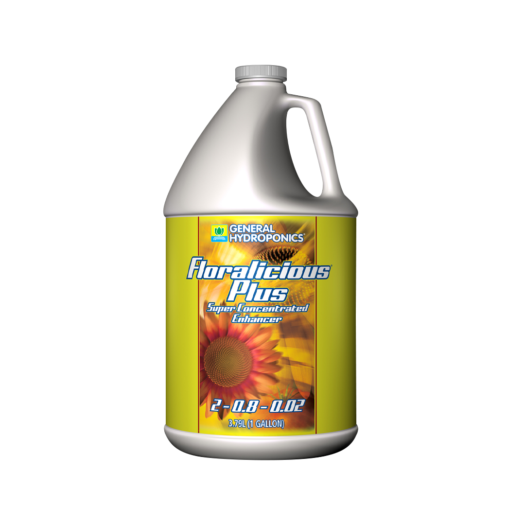 FLORALICIOUS PLUS | General Hydroponics - Para Flores Mas Grandes, Aromáticas Y Abundantes