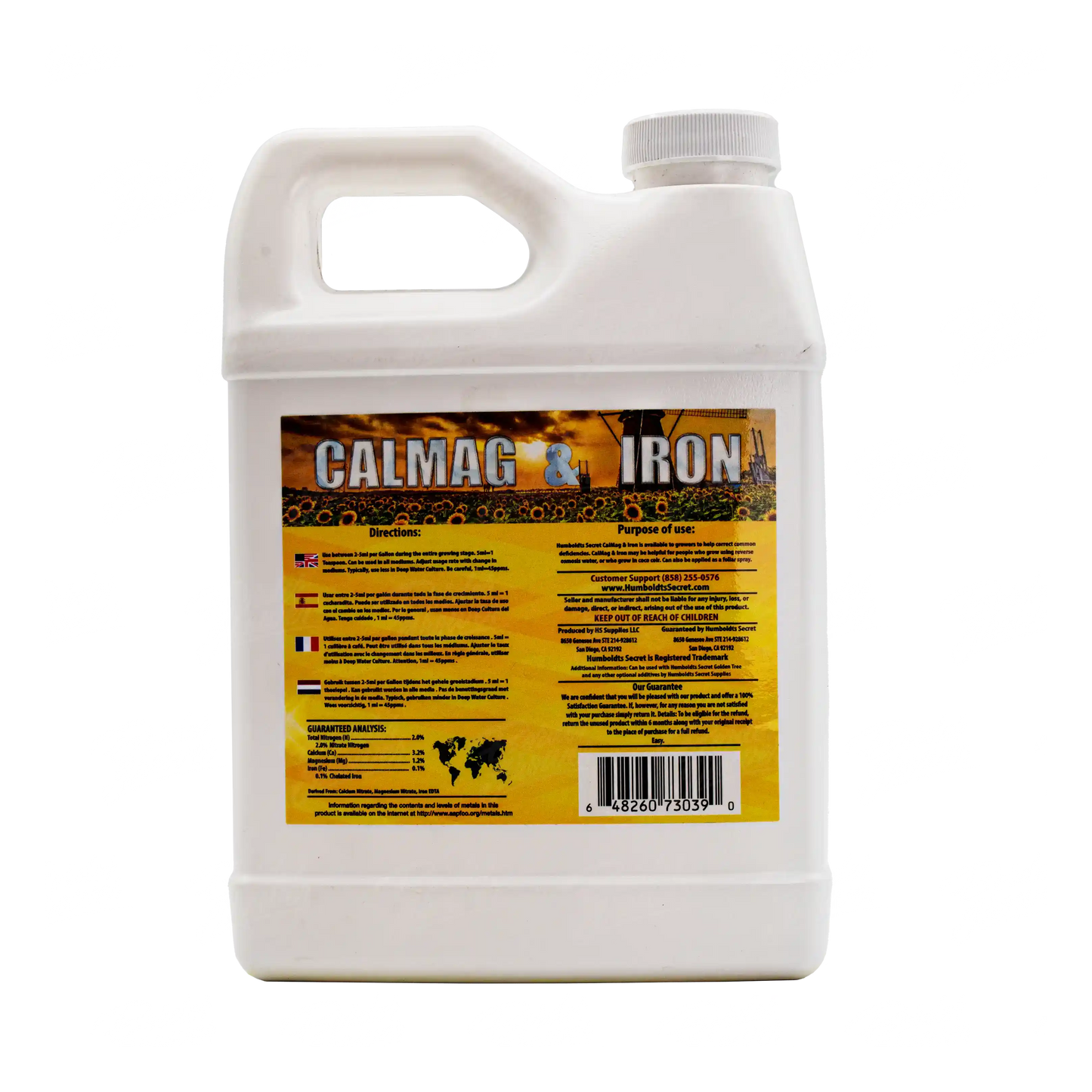 CALMAG & IRON Calcio, Magnesio y Hierro en formula balanceada que corrige deficiencias