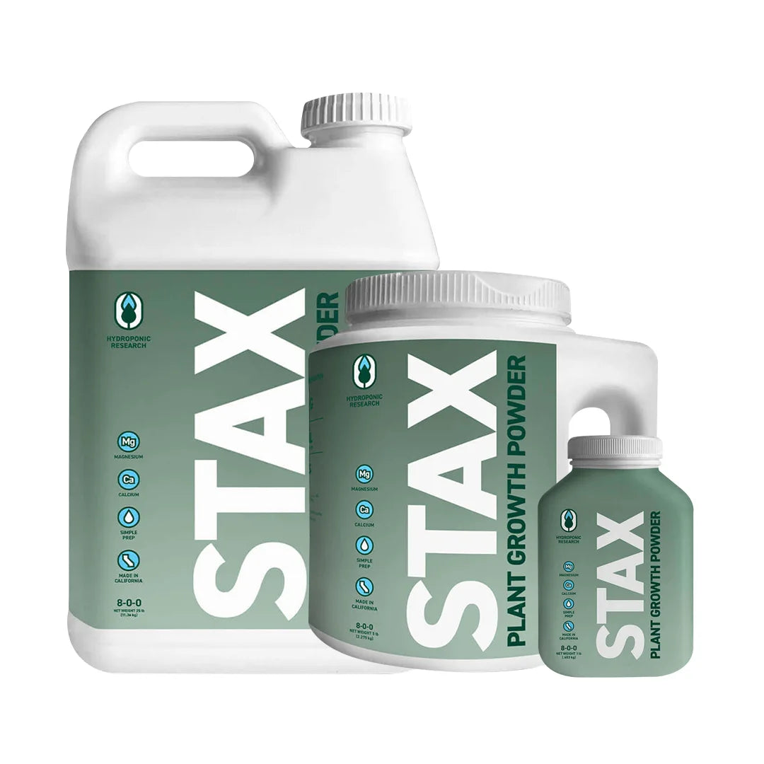 STAX Suplemento Para Vegetación Promueve El Crecimiento De Hojas Y Tallos Fuertes Y Sanos