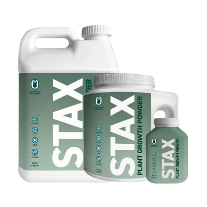 STAX Suplemento Para Vegetación Promueve El Crecimiento De Hojas Y Tallos Fuertes Y Sanos