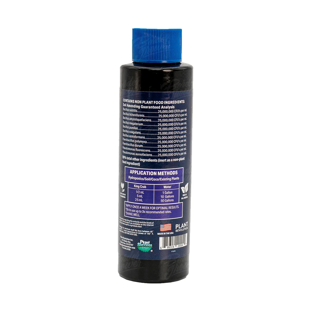 KING CRAB PREMIUM Bacterias Benéficas 100% Orgánicas Para Mejor Desarrollo de Raíz