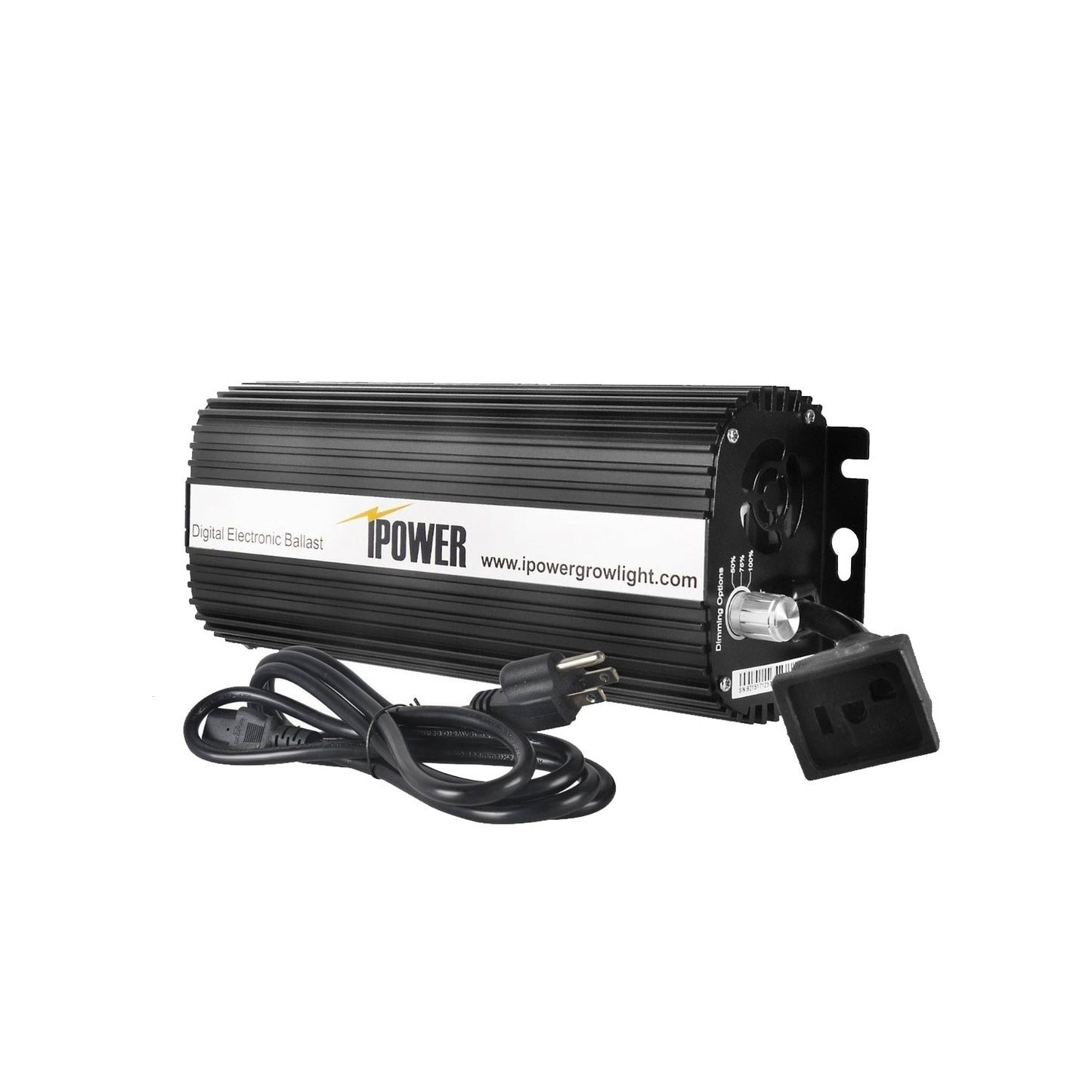 Lampara de cultivo alta presión de sodio  600W con reflector Aircool