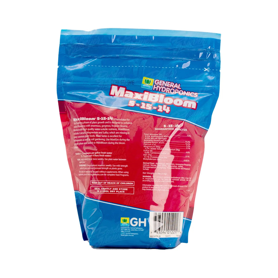 COMBO MAXIGROW y MAXIBLOOM De General Hydroponics Nutrición Completa ...