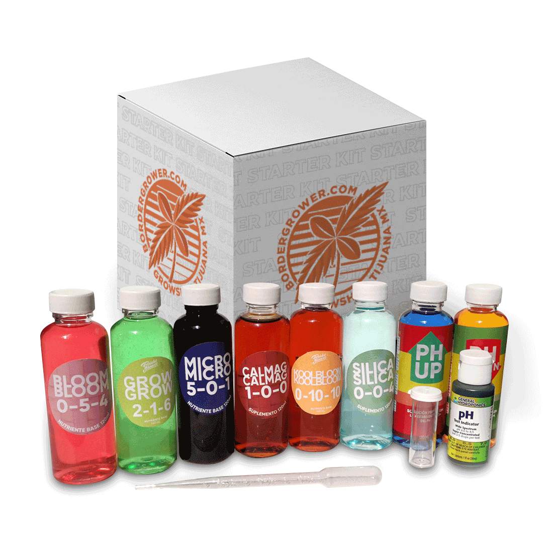 Kit completo AUTO-CULTIVO con medidor de pH y ajustadores ENVÍO GRATIS