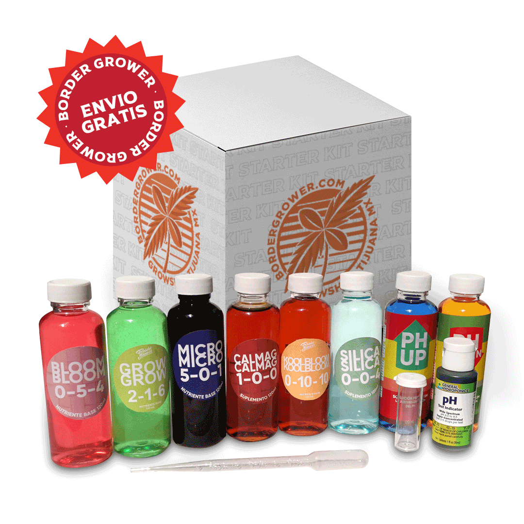 Kit completo AUTO-CULTIVO con medidor de pH y ajustadores ENVÍO GRATIS