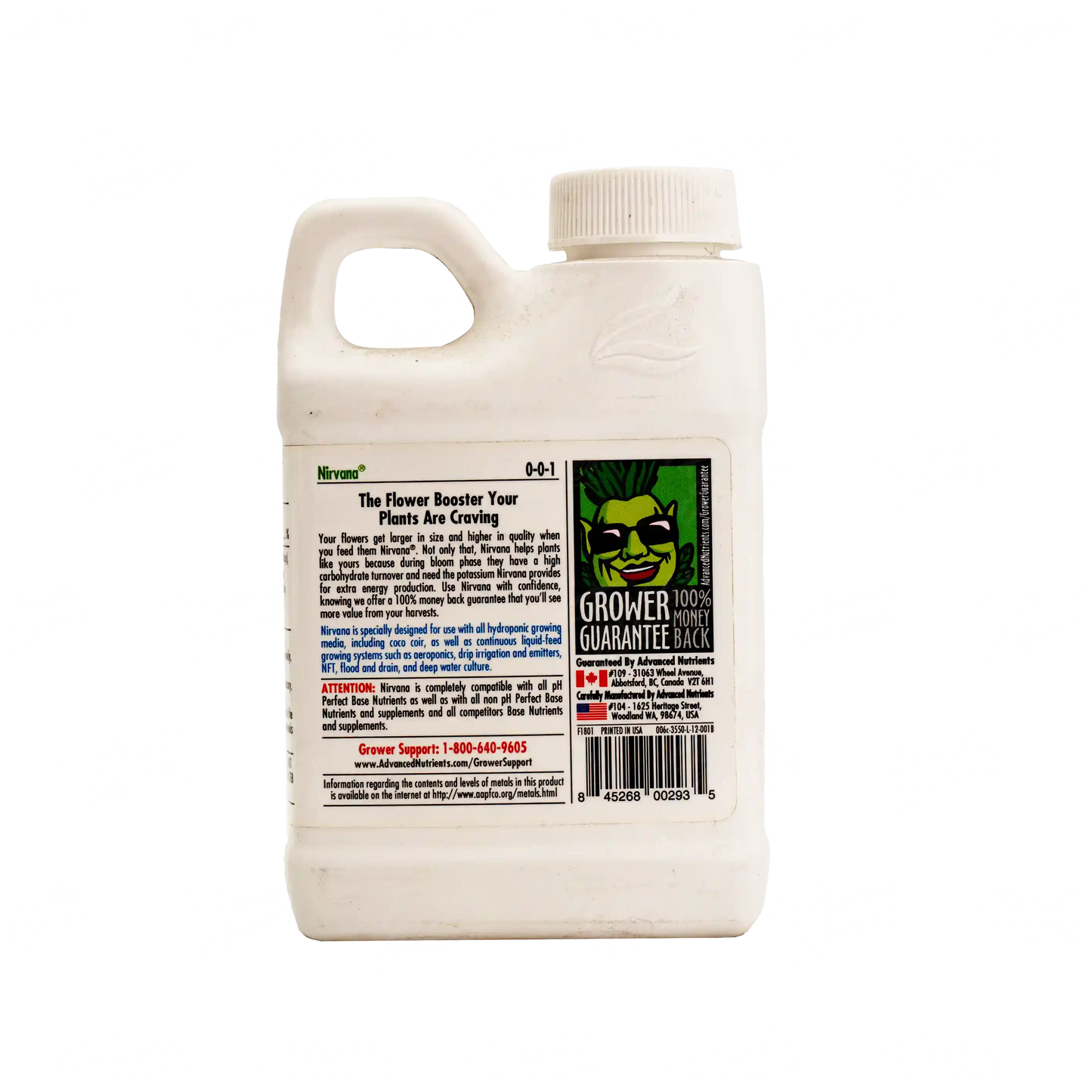 Nirvana | Advanced Nutrients - Suplemento Orgánico Engordador De Flores
