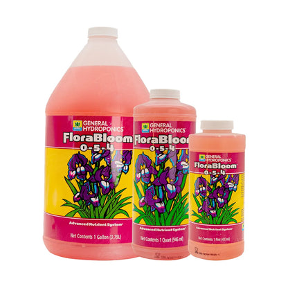 Flora Series: FloraBloom | General Hydroponics - Fertilizante Base Para Etapa De Floración