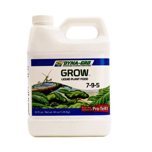 DYNA-GRO GROW 960 ML 7-9-5 Una sola fórmula súper concentrada para vegetación intensa
