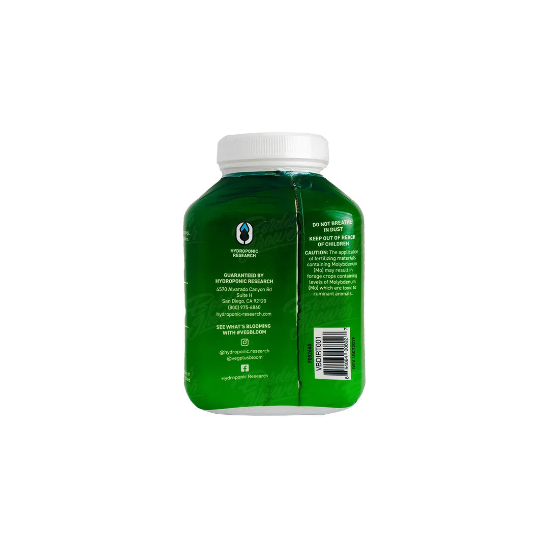 VEG+BLOOM DIRTY | Hydroponic Research - Nutrición Base Soluble Multi-Etapa Para Agua De Grifo
