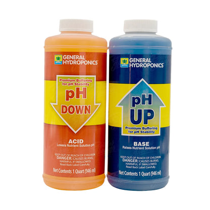 COMBO REGULADOR DE PH pH Up y pH Down Reguladores de pH Para Tu Solución Nutritiva, Mejora La Ingesta De Nutrientes